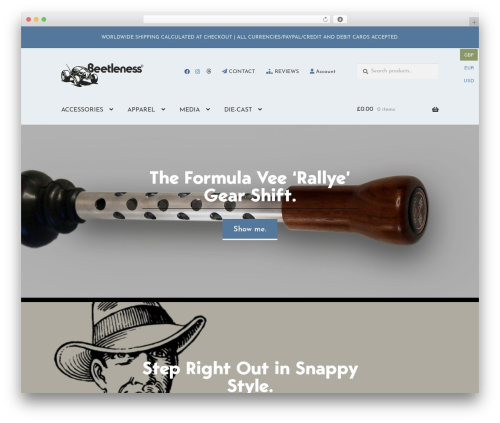 Storefront best WordPress theme - beetleness.com