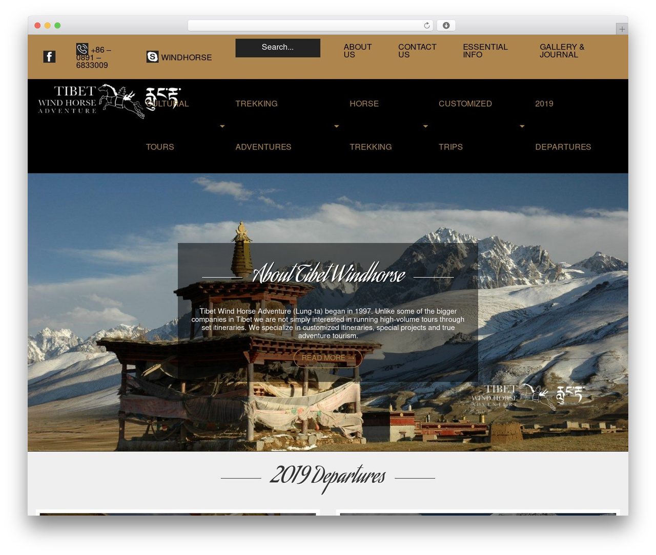 Theme WordPress Cornerstone, for WordPress - windhorsetibet.com