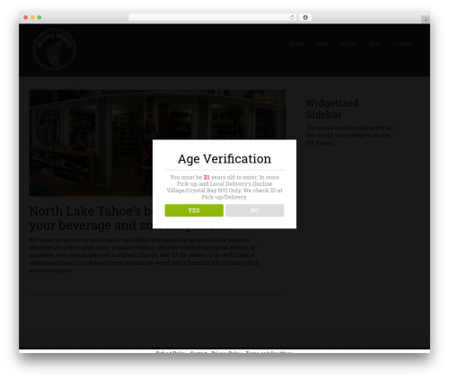 Age Verification (dispensary-age-verification) free WordPress plugin - inclinespirits.com
