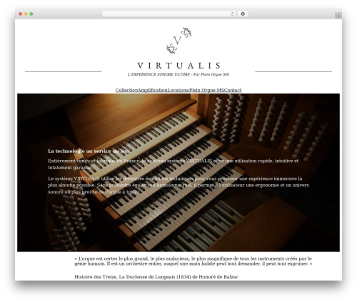 Theme WordPress Creatio 2 - orgues-virtualis.com