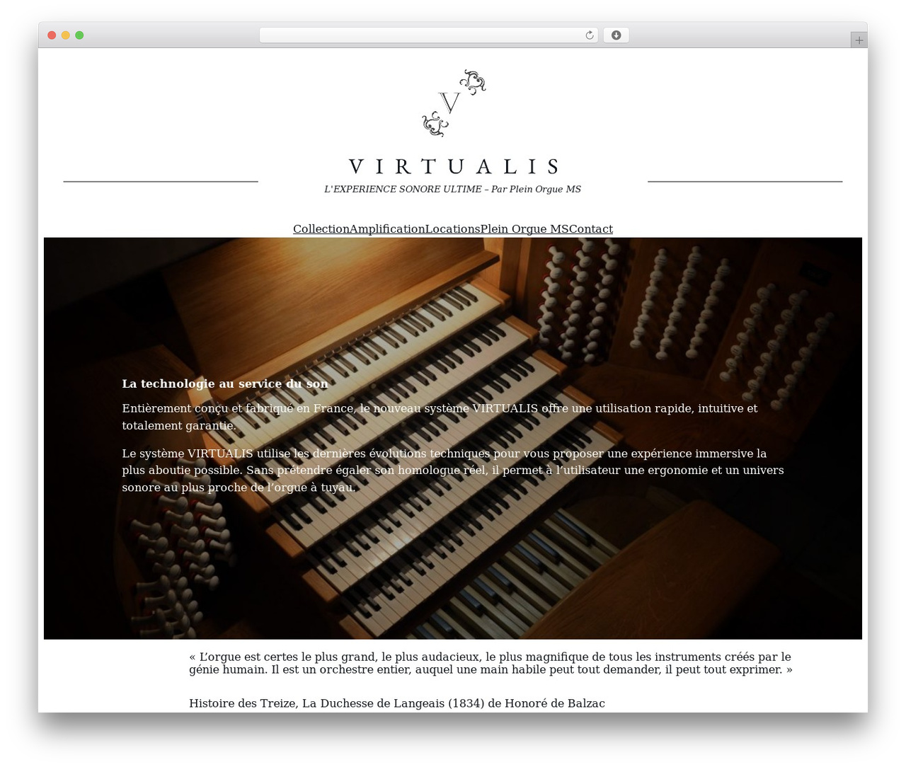 Theme WordPress Creatio 2 - orgues-virtualis.com