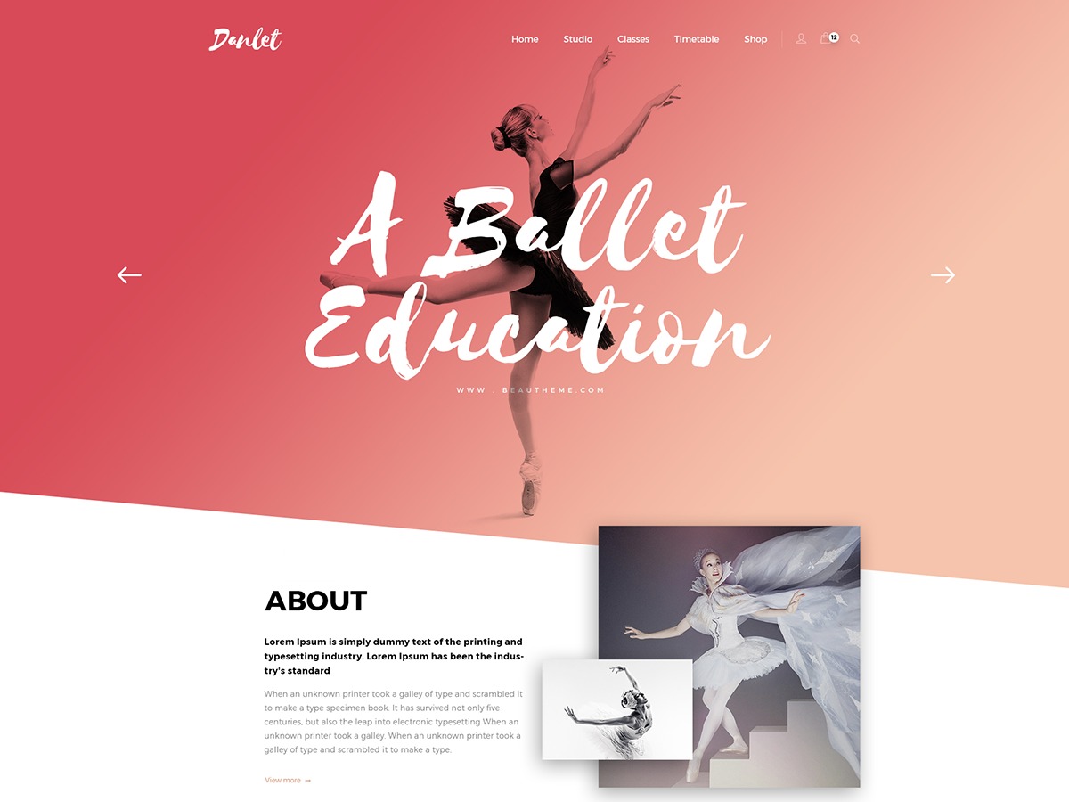 Theme WordPress Danlet Child Theme by Beau Themes