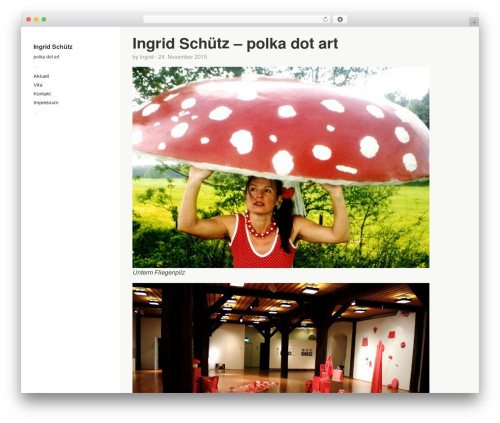 Theme WordPress Touchfolio - ingridschuetz.com