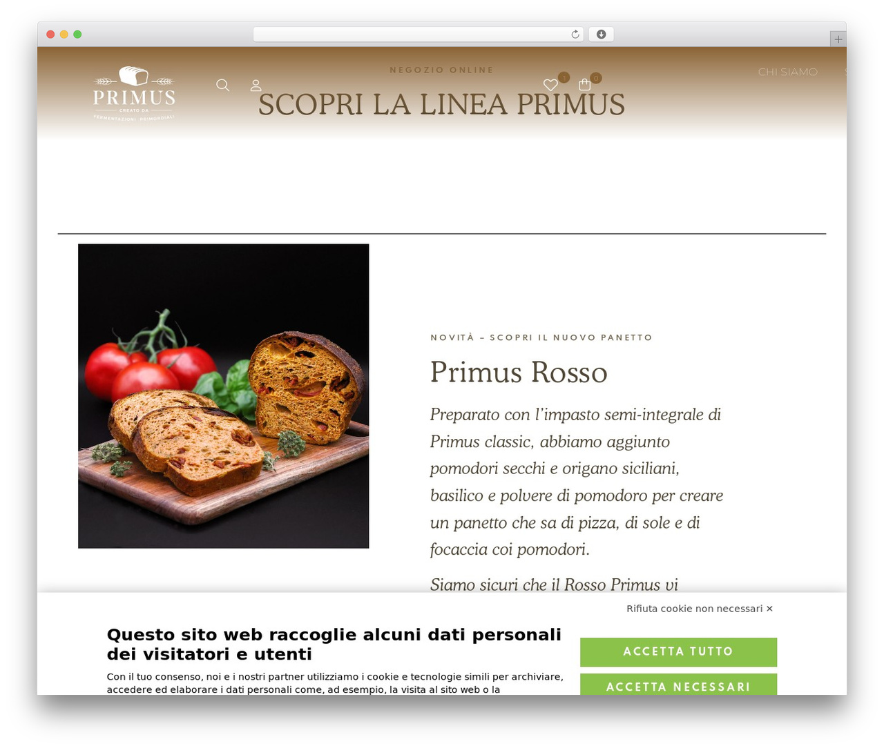 Theme WordPress Xocora Child - primuspane.it