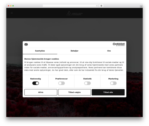 Uncode wallpapers WordPress theme - mortenlarsen.dk