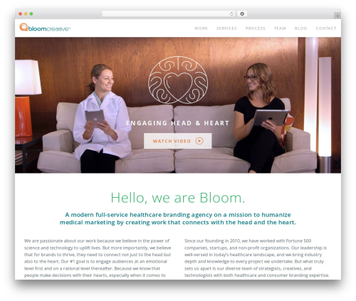 WordPress theme Bloom2023 - bloomcreative.com
