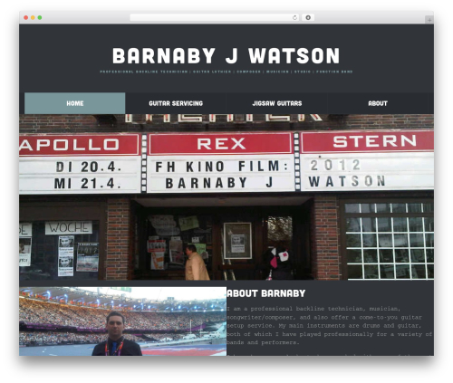 WordPress theme Genesis - barnabyjwatson.com