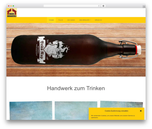 WordPress theme Nirvana - hausbrauereien.at
