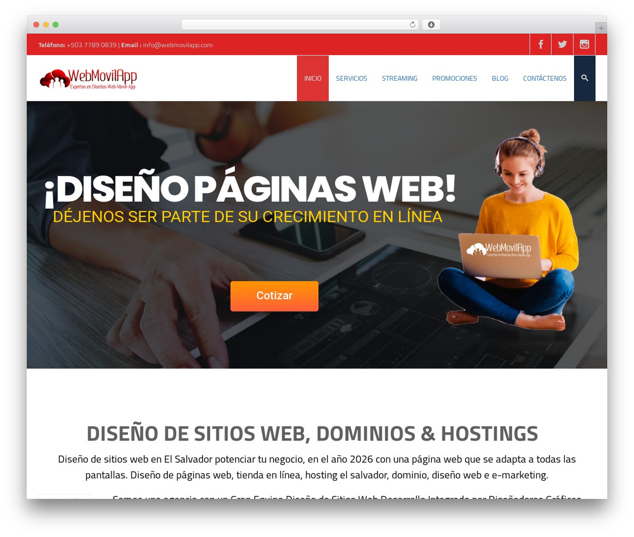 WordPress theme AZOOM - webmovilapp.com
