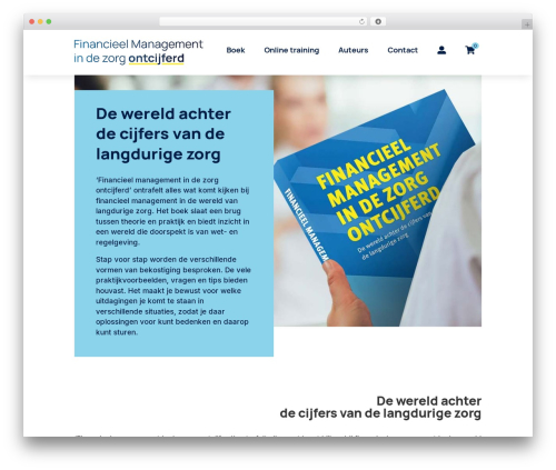 WordPress theme Divi - financieelmanagementindezorgontcijferd.nl