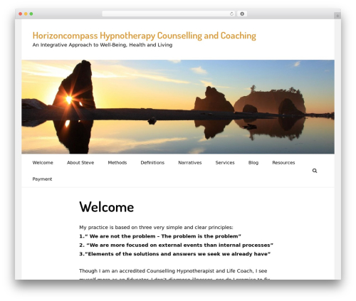 WordPress theme Manta - horizoncompass.com
