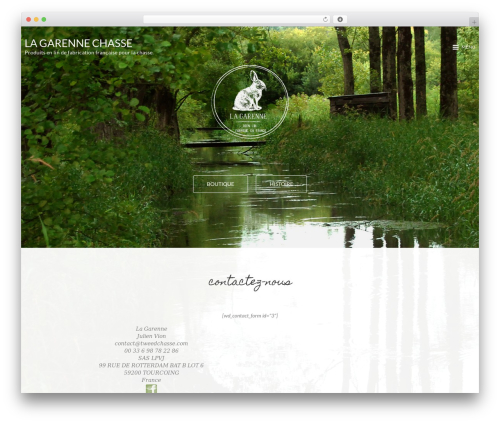 WordPress theme MinimalZerif - lagarennechasse.com