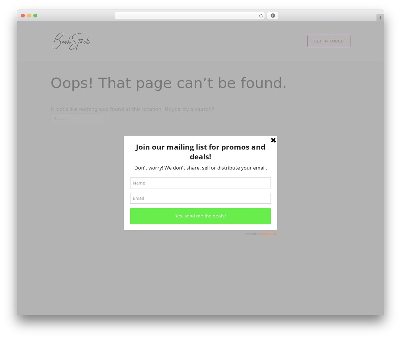 WordPress theme Tesseract - bashstack.com