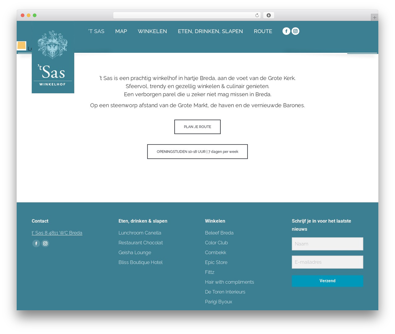 WordPress theme The7 - sasbreda.nl