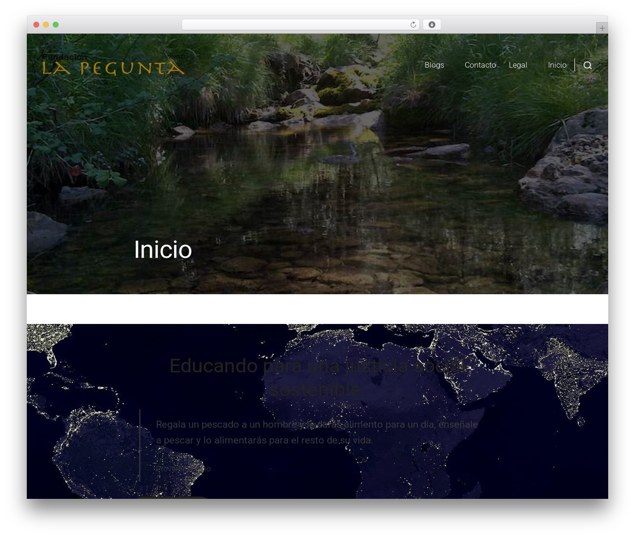 WordPress theme Venture - lapegunta.org