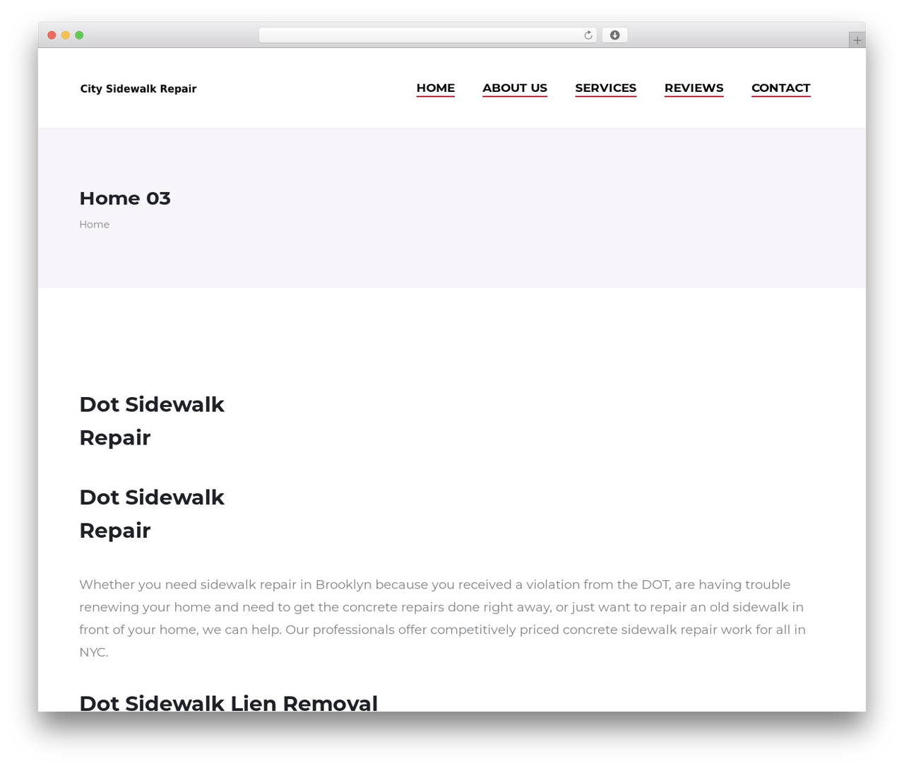 WordPress website theme Quper - citysidewalkrepairs.com WordPress website theme Quper - citysidewalkrepairs.com