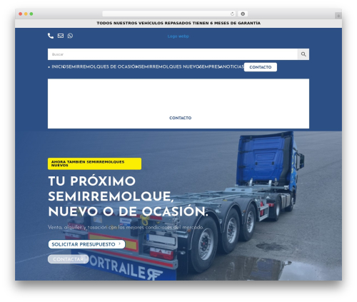 WP theme Divi - portrailer.com