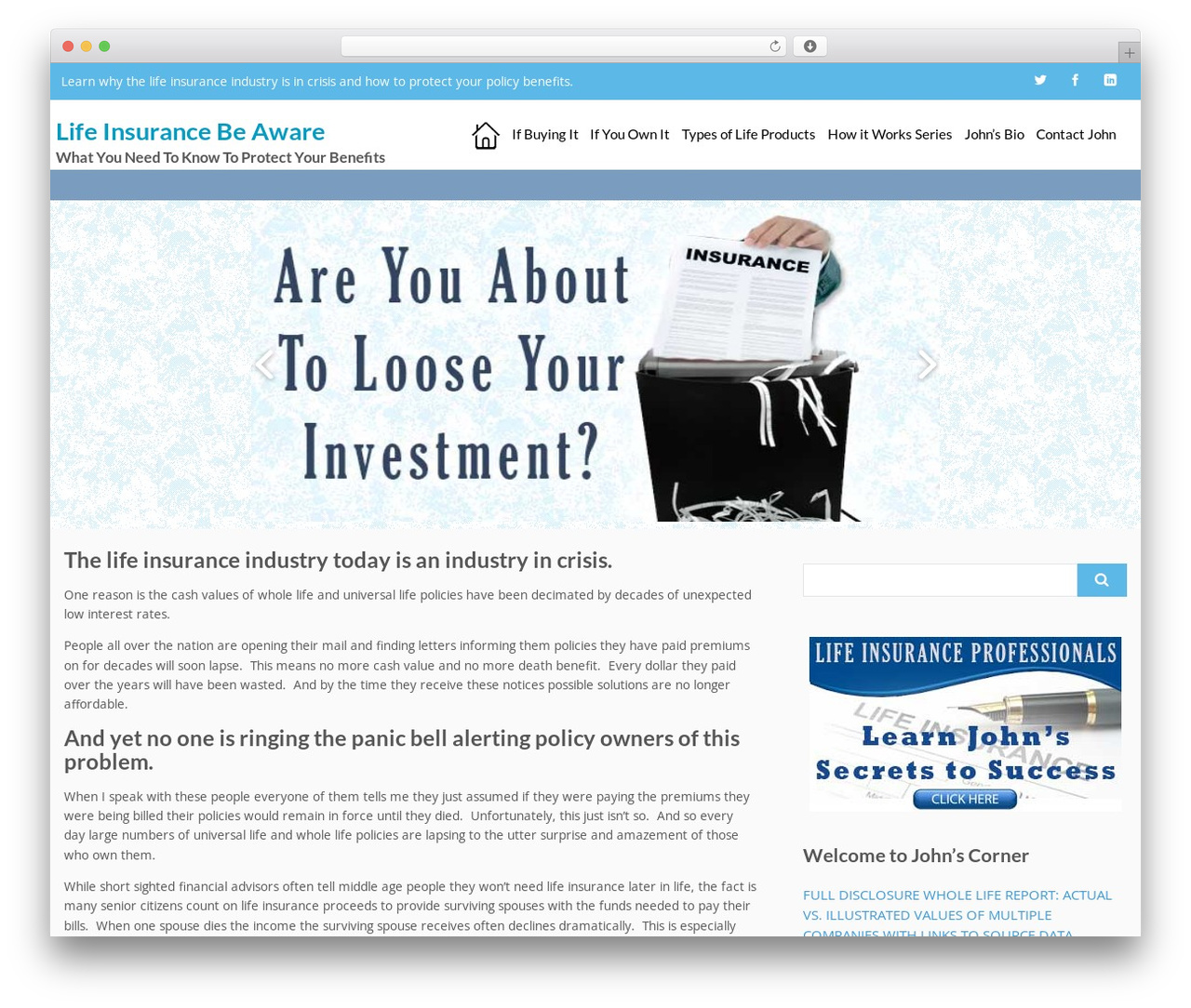 WP theme Flat Responsive - lifeinsurancebeaware.com WP theme Flat Responsive - lifeinsurancebeaware.com