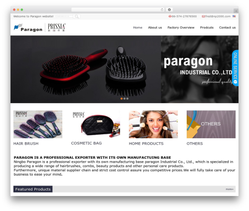 WPBOSS WordPress website theme - np2000.com