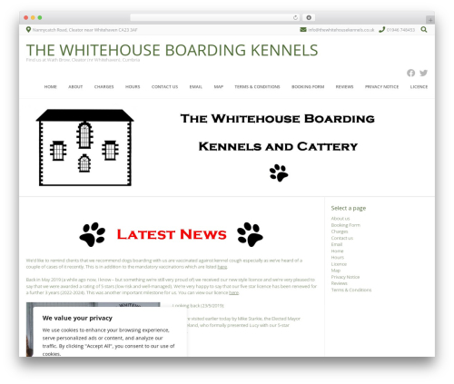 Cookie Notice & Compliance for GDPR / CCPA free WordPress plugin - thewhitehousekennels.co.uk