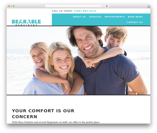 Beaver Builder Theme WordPress theme - bearabledentistry.com