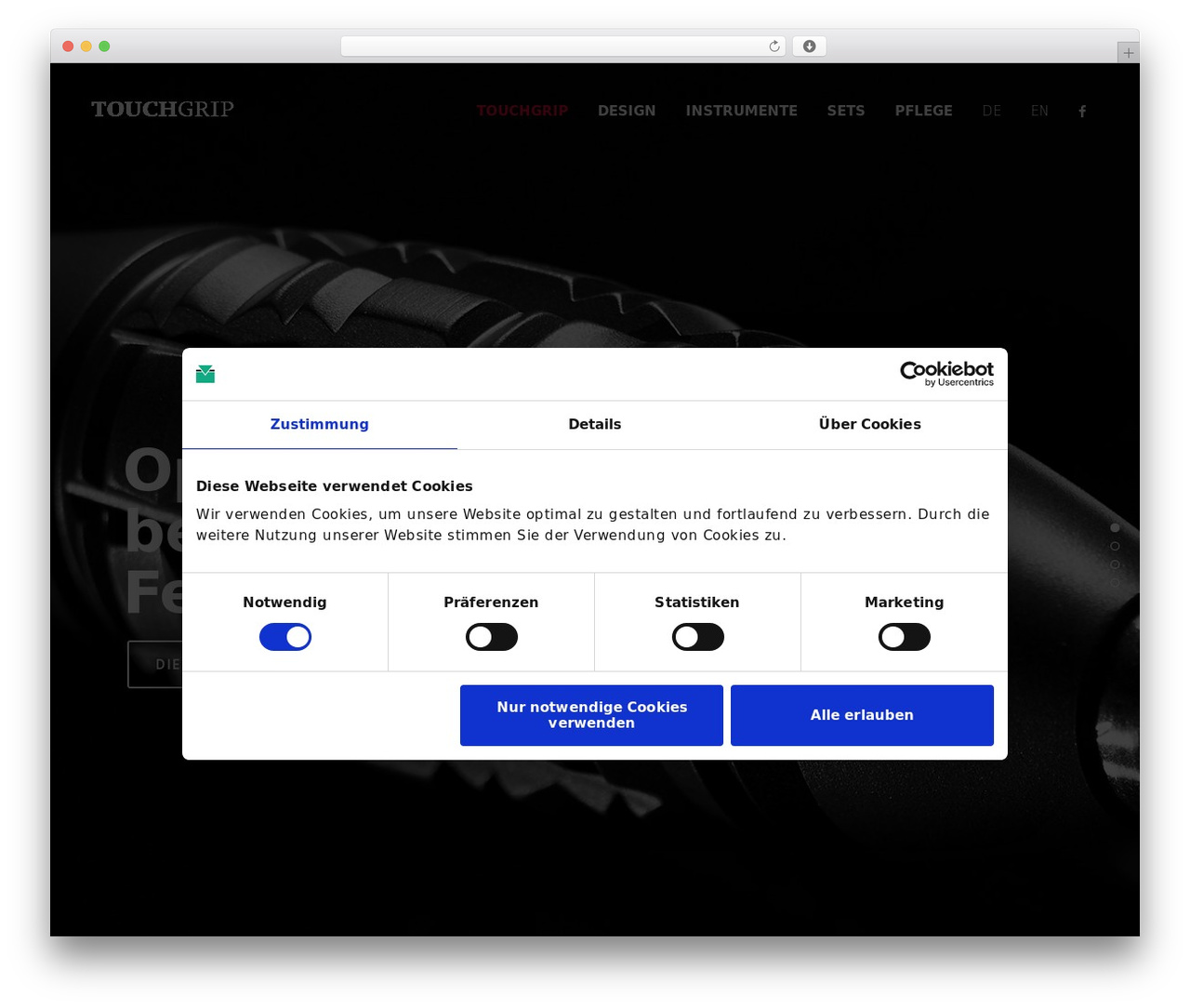 Capri WordPress theme - touchgrip.de