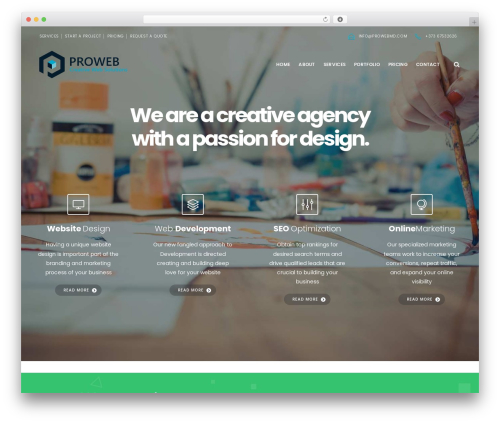 EasyWeb WordPress theme - prowebmd.com EasyWeb WordPress theme - prowebmd.com