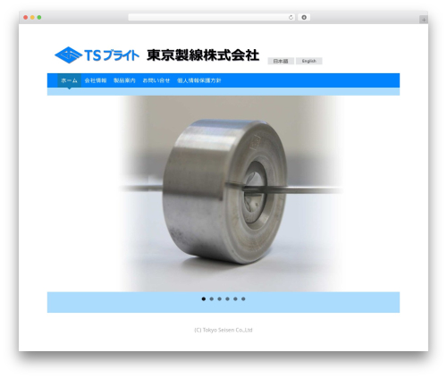 Expound theme WordPress - tokyoseisen.co.jp