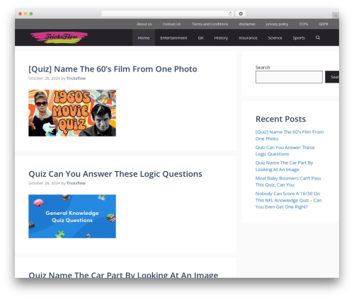 Wp quiz pro WordPress plugin - tricksflow.com