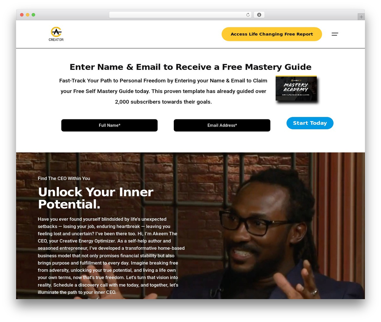 Ohio theme WordPress - akeemtheceo.com