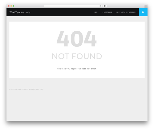 RED:FOLIO WordPress theme image - tt-photography.de