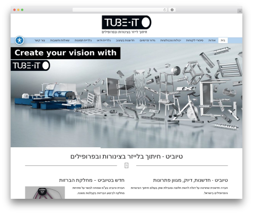 RT-Theme 18 WordPress theme - tube-it.co.il