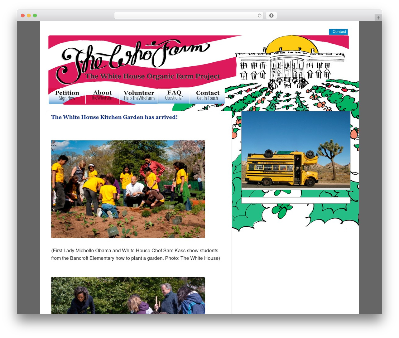 Simple Foundation theme WordPress - thewhofarm.org