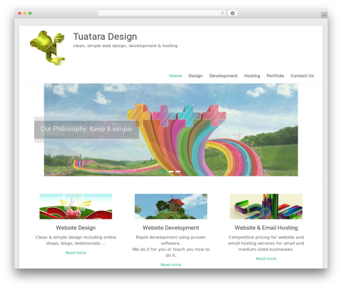 Spacious free WordPress theme - tuataradesign.co.nz