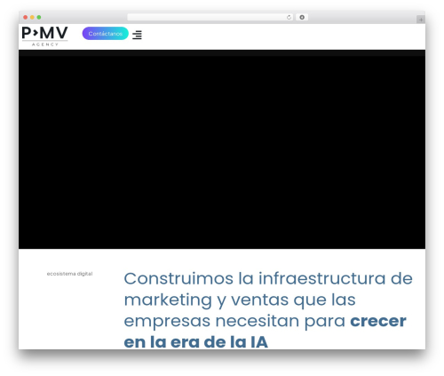 Theme WordPress Webfolio - pmv.agency