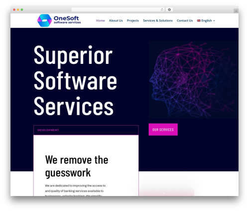 WordPress theme Divi - onesoftal.com