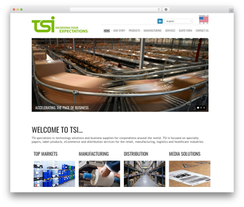 WordPress Theme 1357 WordPress theme - tsiamerica.com