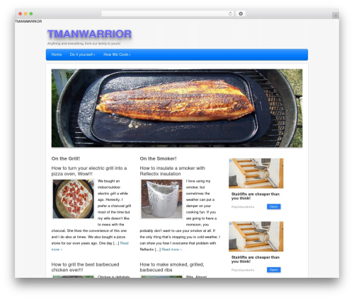 WordPress theme Catalyst - tmanwarrior.com