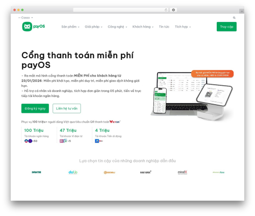 Front gutenberg blocks WordPress plugin - payos.vn