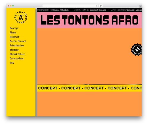  WordPress theme - lestontonsafro.fr