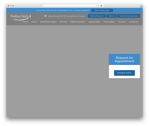 DoctorGenius Framework WordPress theme - sterlingvadentist.com