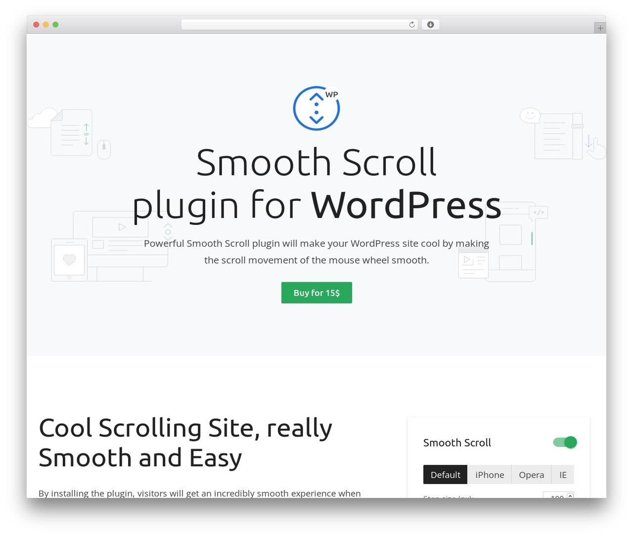 Smooth Scroll Child premium WordPress theme - smooth-scroll-wordpress.42theme.com