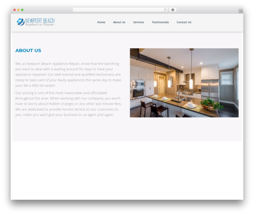 JellypoolWP WordPress theme - newport-beach-repair-inc.com