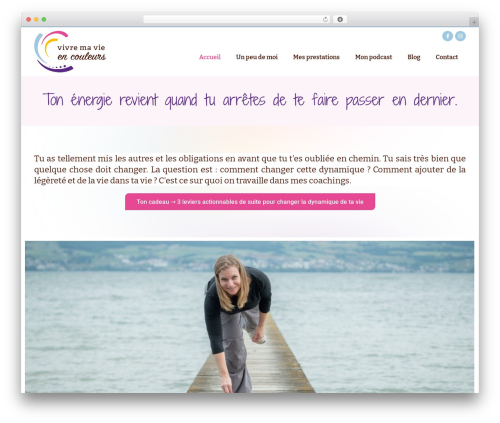 Theme WordPress Hello Elementor - vivre-ma-vie-en-couleurs.ch