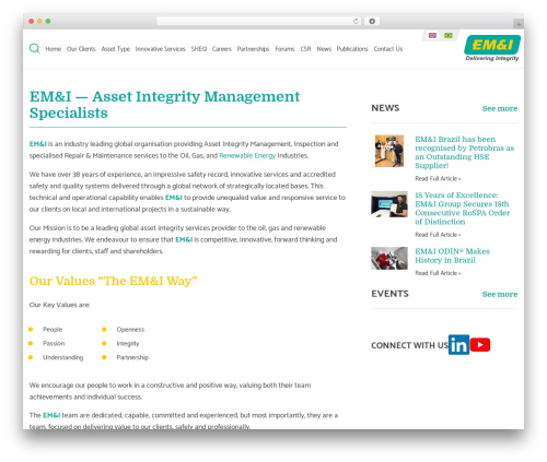 Theme WordPress Website theme - emialliance.com