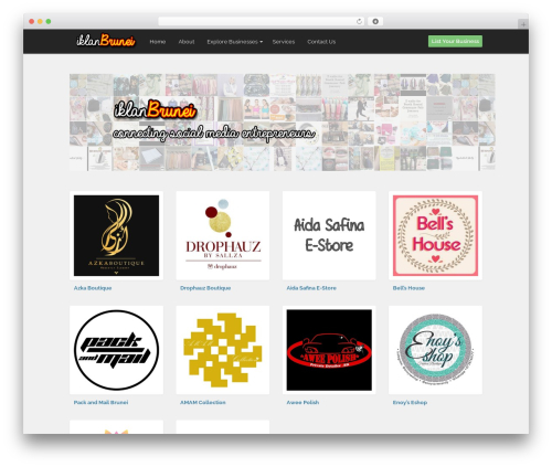 WordPress theme Boxes - iklanbrunei.com