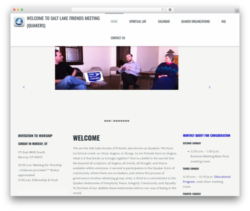 WordPress theme Verso - saltlakequakers.org