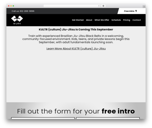 WP theme Zyth - wurkgym.com