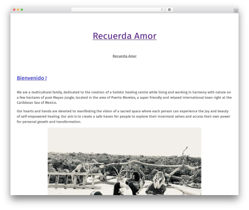 Blockbase free WordPress theme - remember.love