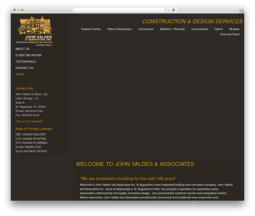 Bootstrap Basic theme WordPress free - johnvaldesandassociates.com